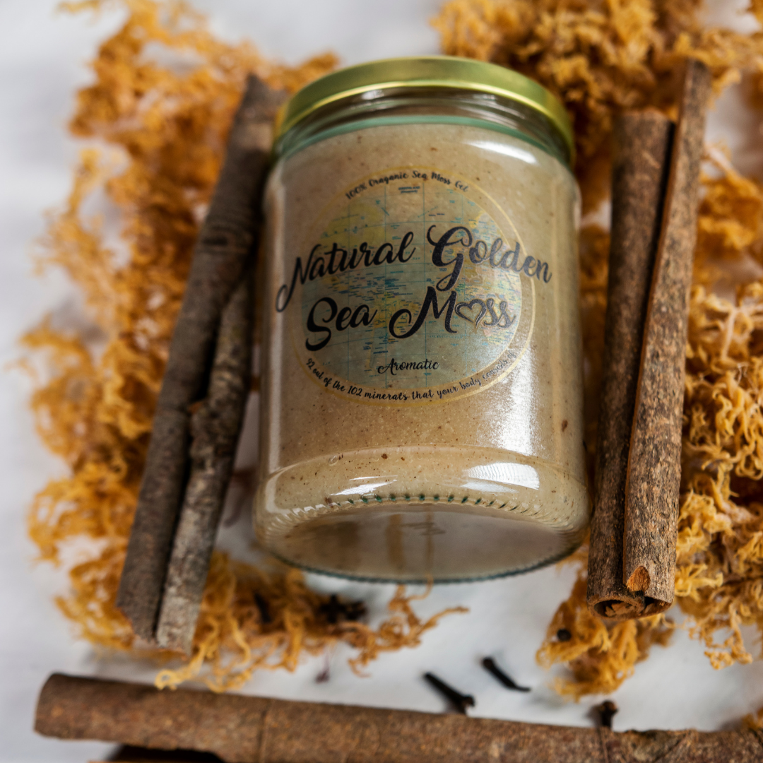 Aromatic Blend Natural Golden sea Moss, cinnamon & Clove